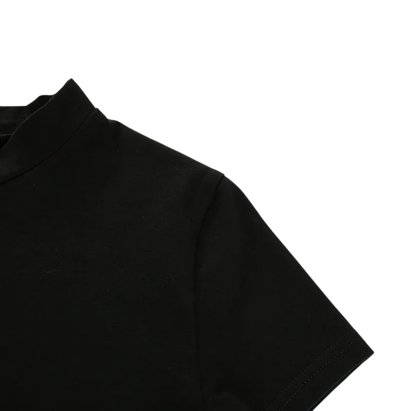 Minimalist Günlük Tarz CROP KADIN