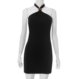 Straplez Backless Asılı Boyun
