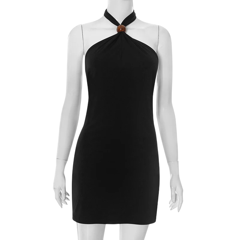 Straplez Backless Asılı Boyun