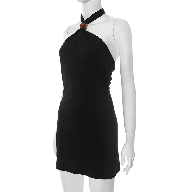 Straplez Backless Asılı Boyun