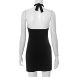 Straplez Backless Asılı Boyun