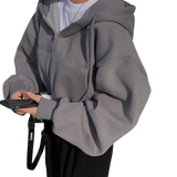 Kadın Sokak Tarzı Rahat Kapüşonlu Hoodie