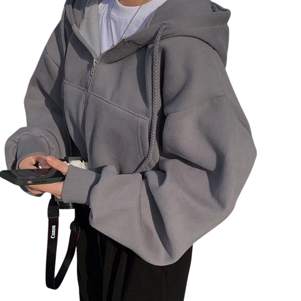 Kadın Sokak Tarzı Rahat Kapüşonlu Hoodie