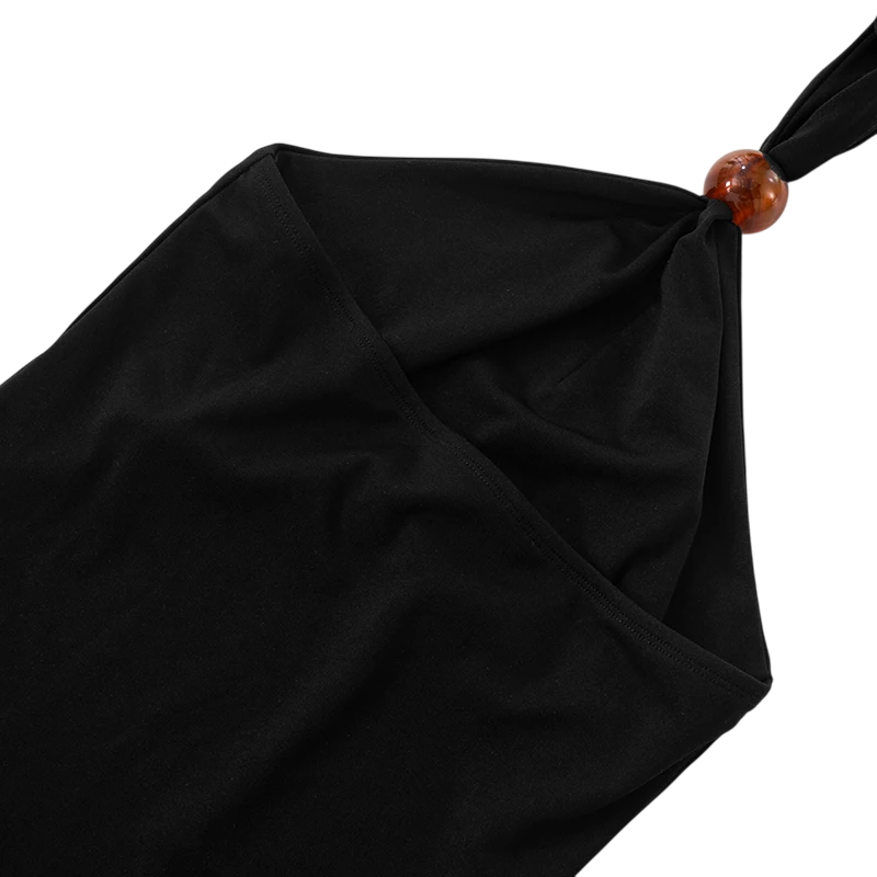 Straplez Backless Asılı Boyun