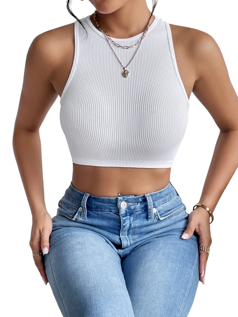 Düz Nervürlü Crop