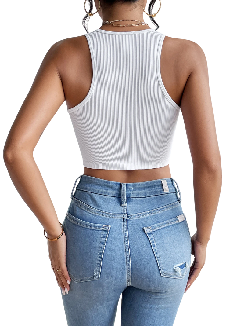 Düz Nervürlü Crop