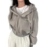 Kadın Sokak Tarzı Rahat Kapüşonlu Hoodie