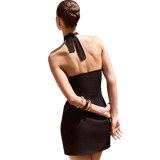 Straplez Backless Asılı Boyun