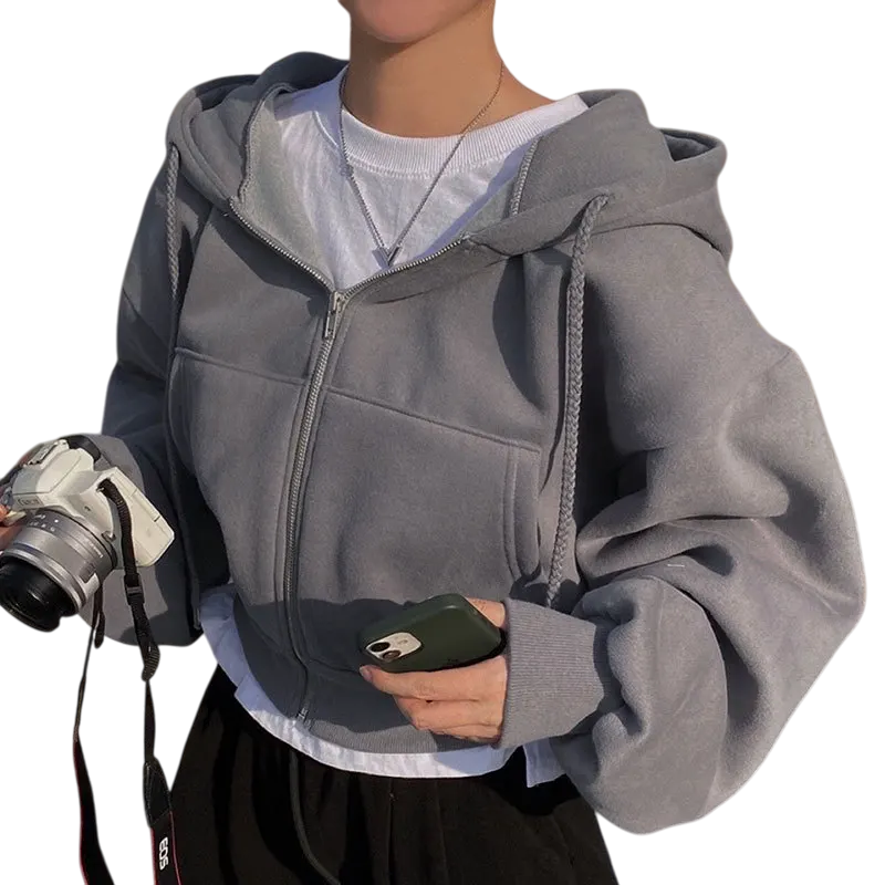 Kadın Sokak Tarzı Rahat Kapüşonlu Hoodie