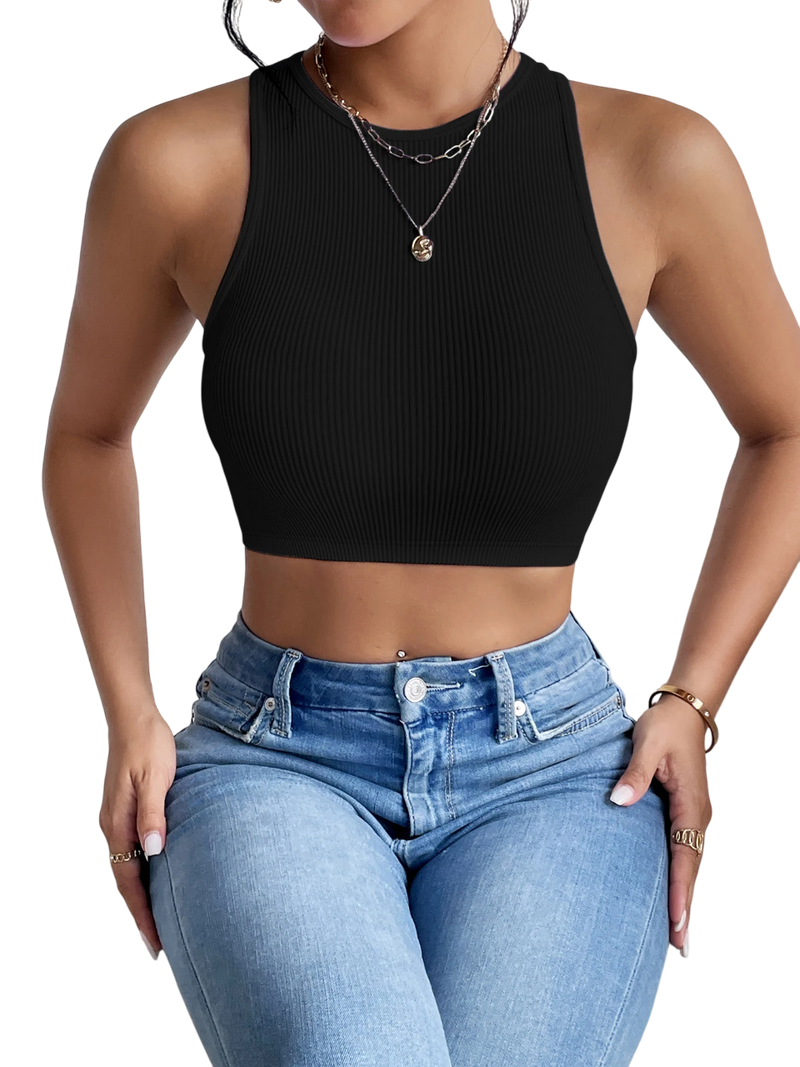 Düz Nervürlü Crop