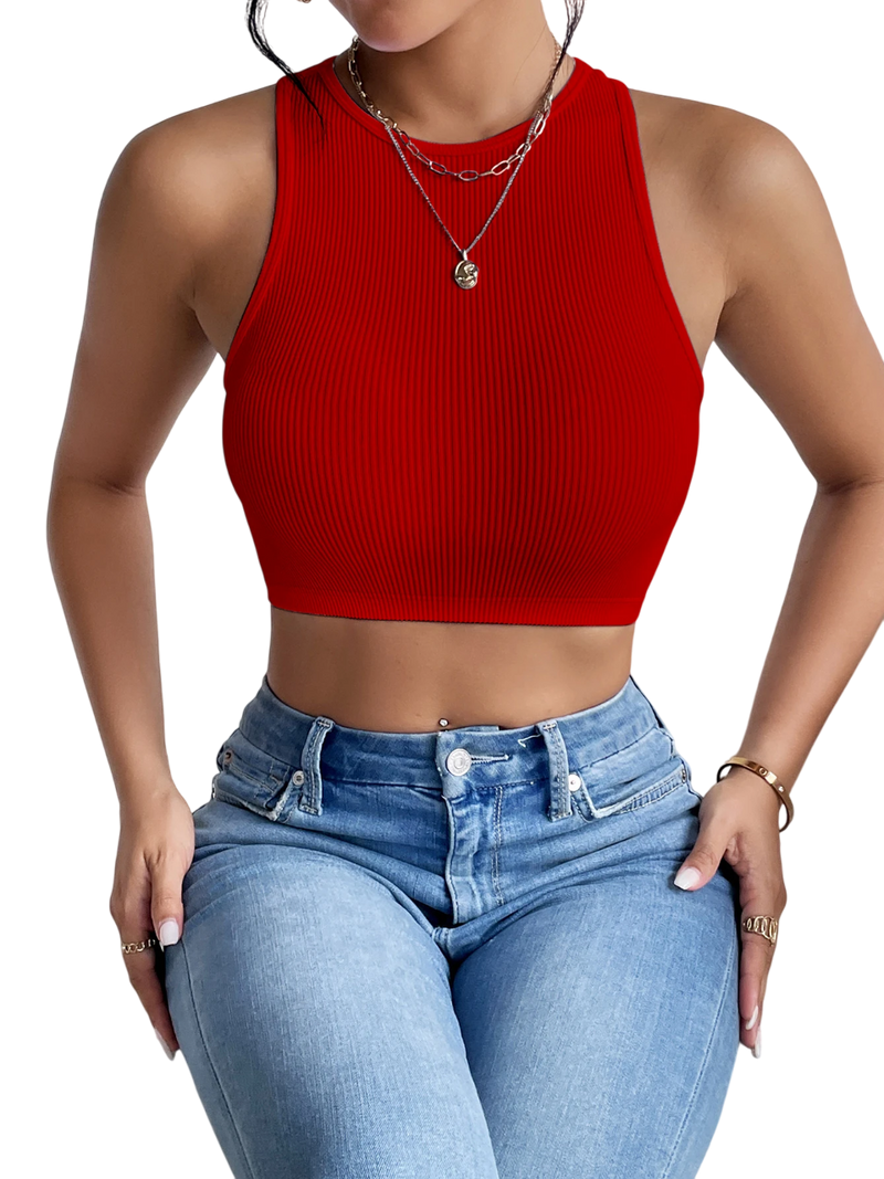 Düz Nervürlü Crop
