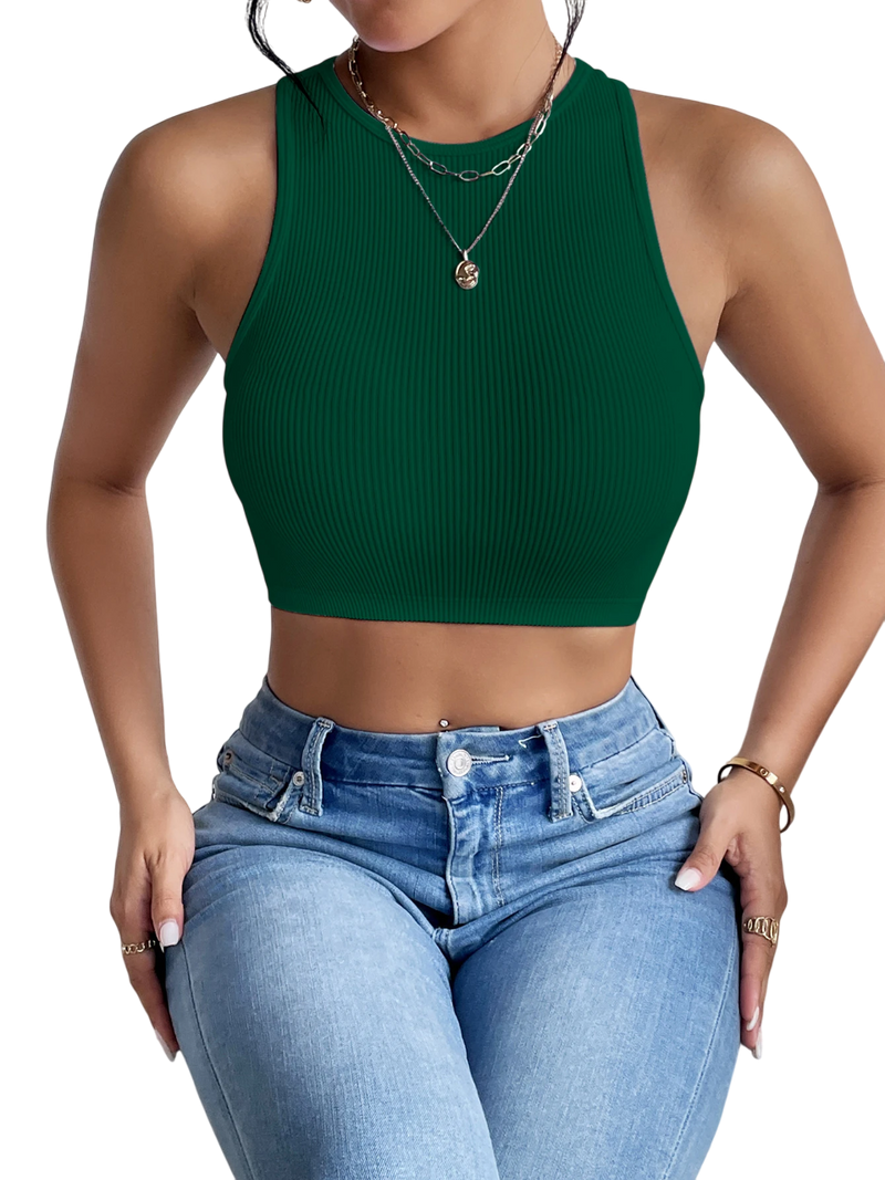 Düz Nervürlü Crop