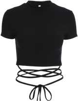 Minimalist Günlük Tarz CROP KADIN